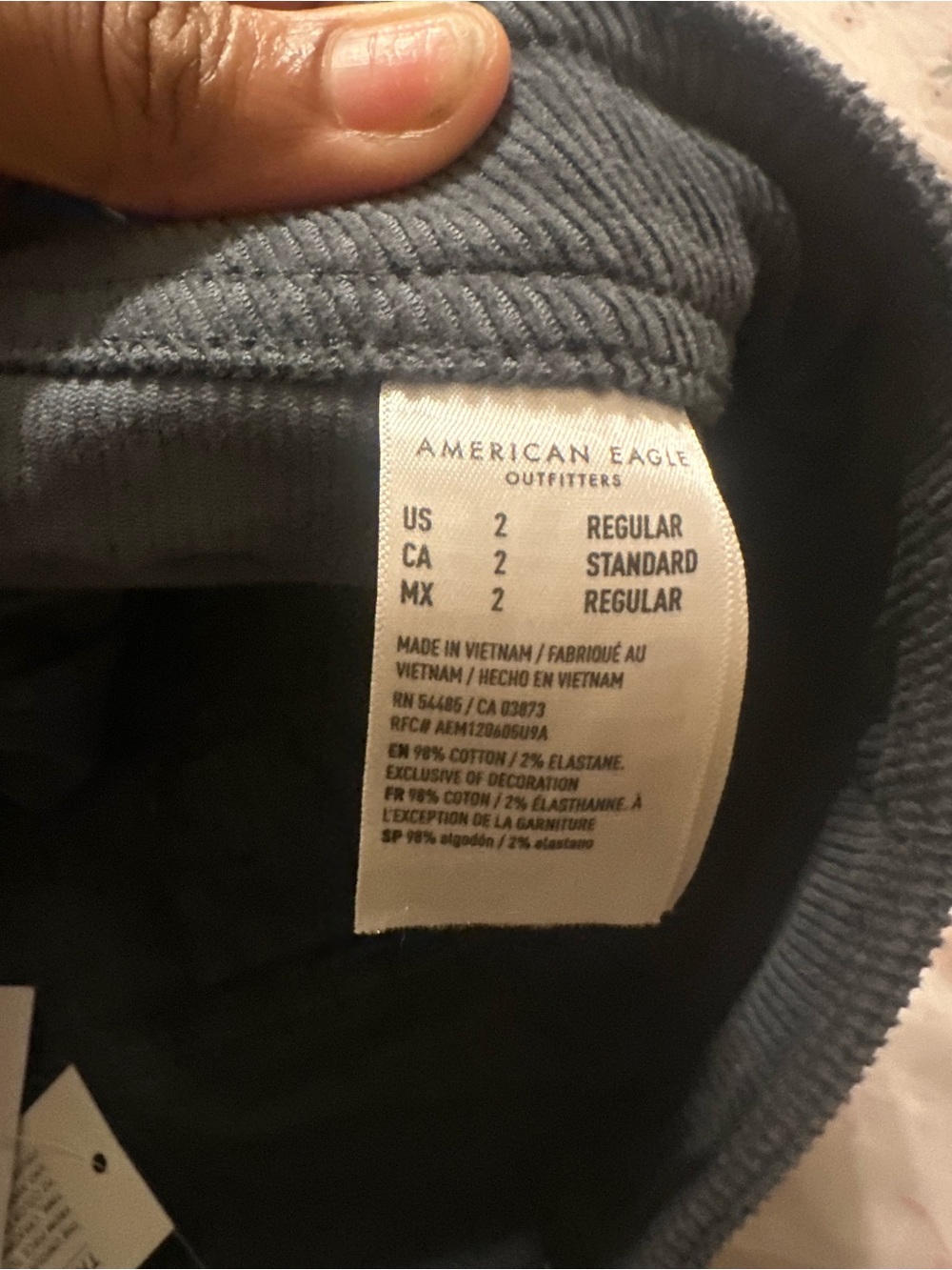 American Eagle Outfitters NWT Corduroy Mini Skirt - Picture 3 of 8